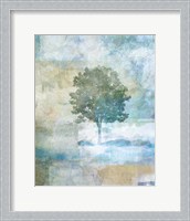 Framed 'Tree Abstract I' border=