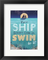 Framed Swim to Your Ship