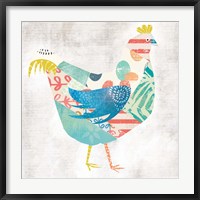 Framed Rooster