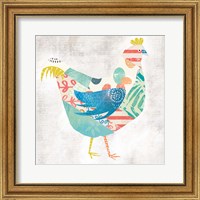 Framed Rooster