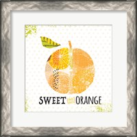 Framed 'Sweet as Orange' border=