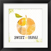 Framed Sweet as Orange