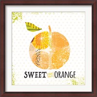 Framed Sweet as Orange