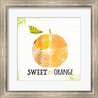 Framed Sweet as Orange