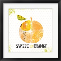 Framed 'Sweet as Orange' border=