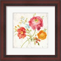 Framed 'Full Bloom III' border=