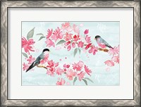 Framed Flowers and Feathers II