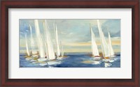 Framed Summer Regatta Sunset