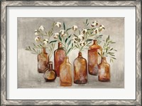 Framed Cotton Still Life I Gray