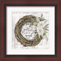 Framed Gratitude Wreath