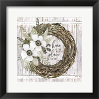 Framed Home is the Nicest Place to Be Wreath