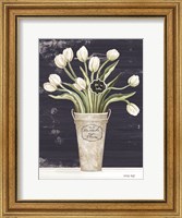 Framed Tulips on Navy II