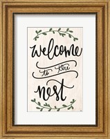Framed Welcome to the Nest