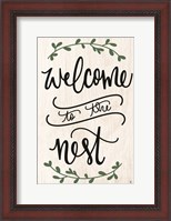 Framed Welcome to the Nest
