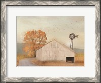 Framed Fall Barn in Muir