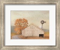 Framed Fall Barn in Muir