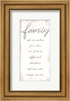 Framed Family - Like Branches of a Tree