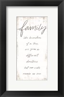 Framed Family - Like Branches of a Tree
