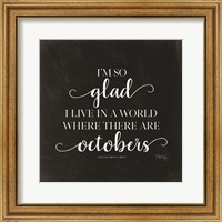 Framed Octobers