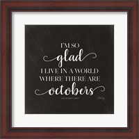 Framed Octobers