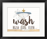 Framed Wash - Brush - Floss - Flush