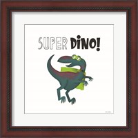 Framed 'Super Dino' border=