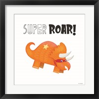 Framed 'Super Roar' border=