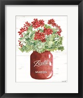 Framed Patriotic Red Jar