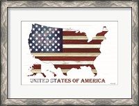 Framed United States of America