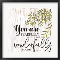 Framed You are Fearfully and Wonderfully Made