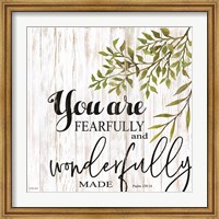 Framed You are Fearfully and Wonderfully Made