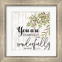 Framed You are Fearfully and Wonderfully Made