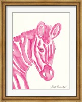 Framed Sabrina the Zebra