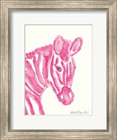 Framed Sabrina the Zebra