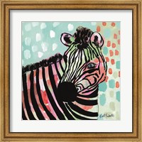 Framed Wilma the Zebra