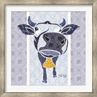 Framed Bluebell the Cow