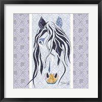 Bluestar the Horse Framed Print