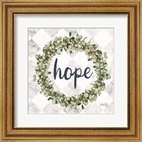 Framed Hope Eucalyptus Wreath