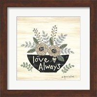 Framed 'Love Always' border=
