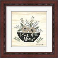 Framed 'Love Always' border=