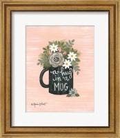 Framed 'Hug In a Mug' border=