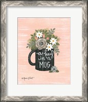 Framed 'Hug In a Mug' border=