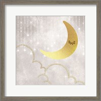 Framed Gold Moon