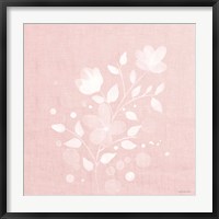 Framed Pink Flower Bunch II