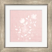 Framed Pink Flower Bunch II