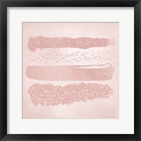 Framed 'Pink Glitter II' border=