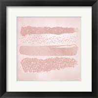 Framed 'Pink Glitter II' border=