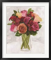 Framed Vase with Flowers II
