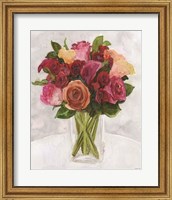Framed Vase with Flowers II
