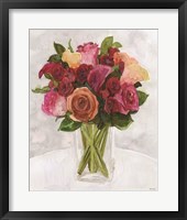 Framed Vase with Flowers II